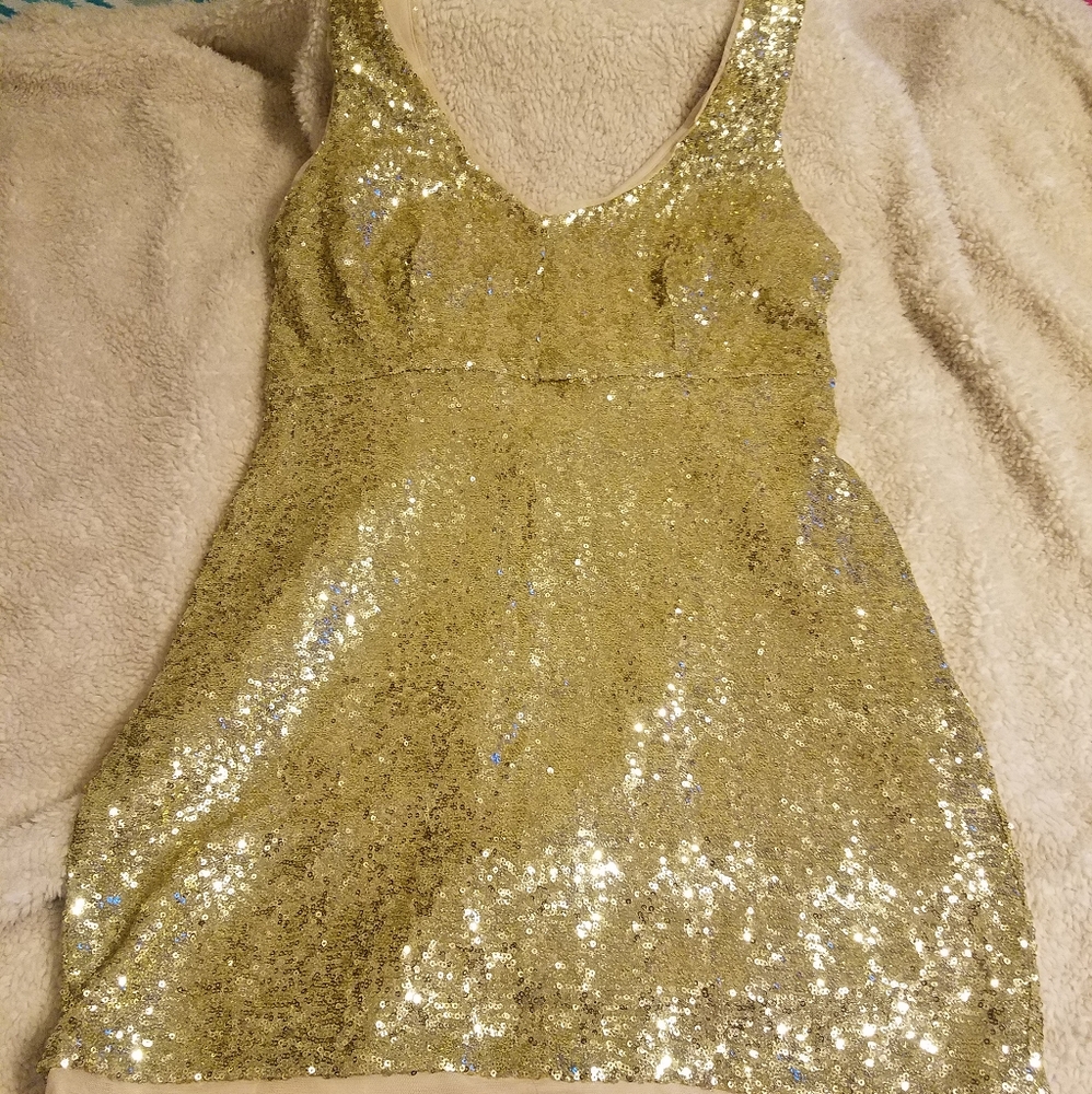 Sequin mini dress